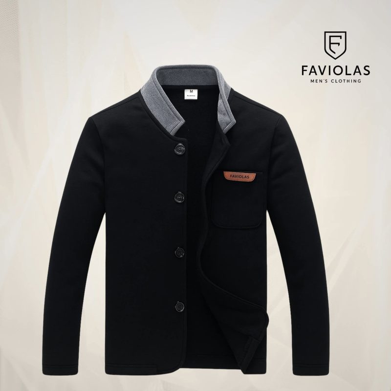 Knit Blazer Black