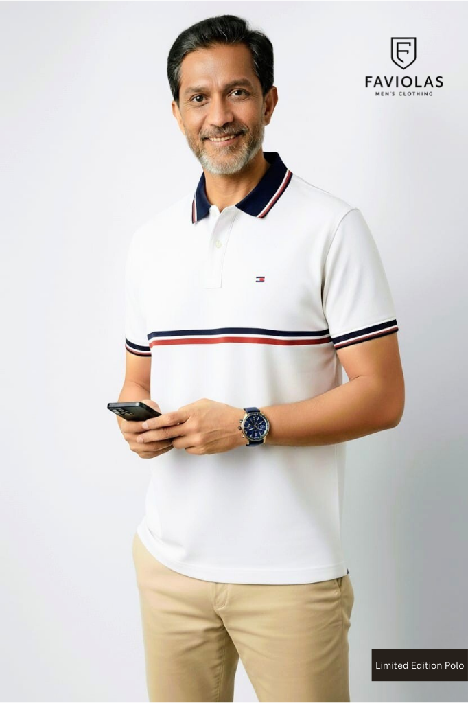 Polo T-Shirt White 2