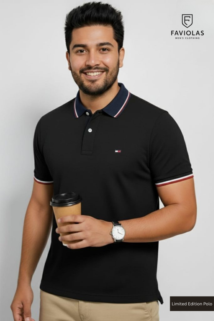 Polo T-Shirt Black