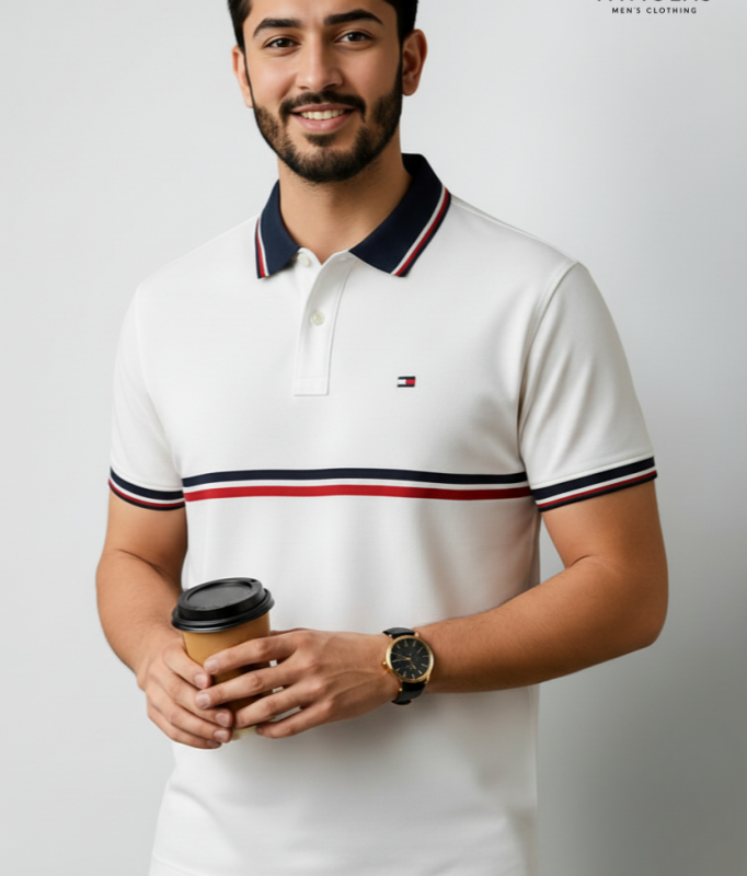 Polo T-Shirt White 1 Piece