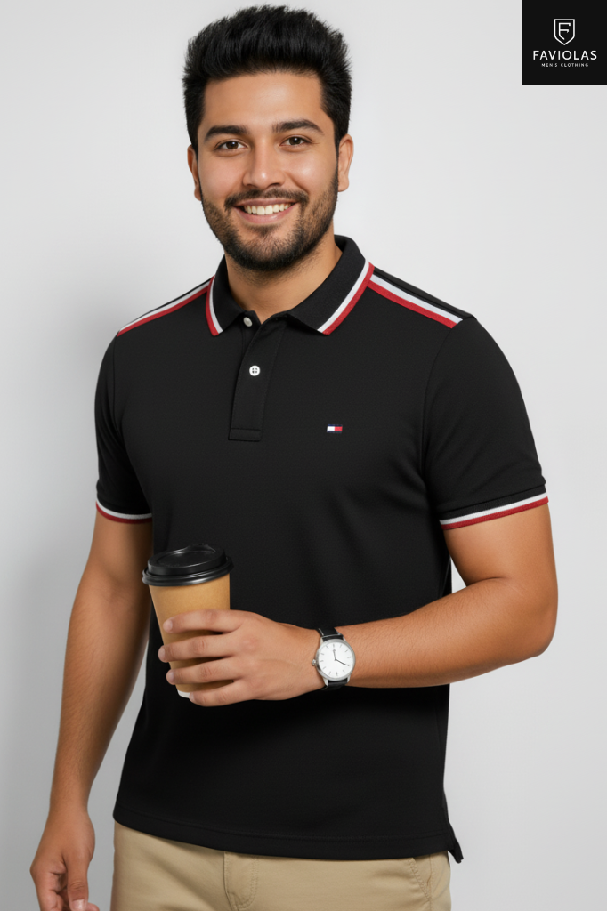 Polo T-Shirt Black