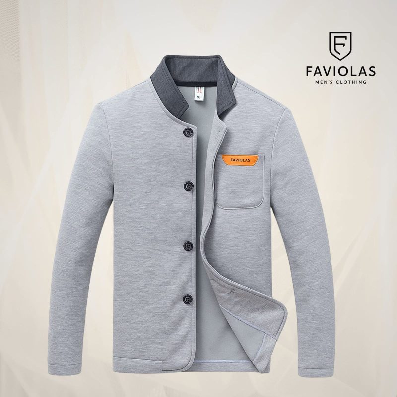 Knit Blazer Grey